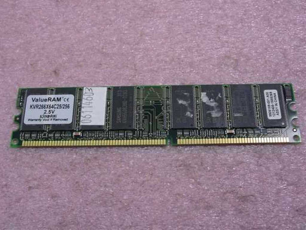 Kingston KVR266X64C25/256 256MB 266MHz DDR PC2100 DIMM CL3.0