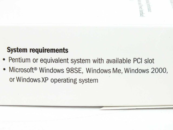 ASH-1233 installation guide interior showing system requirements: Pentium or equivalent with PCI slot, Windows 98SE/Me/2000/XP