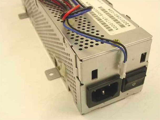 Sun APS-28 power supply – end panel view showing IEC C14 AC inlet and power switch