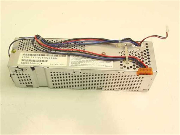 Sun Microsystems APS-28 300-1080-03 60W power supply – top and left side view showing output wire harness and perforated metal enclosure