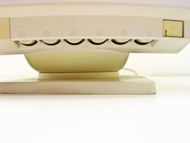 ViewSonic Optiquest 1562A-2 – bottom front edge showing OSD control buttons and green power LED indicator