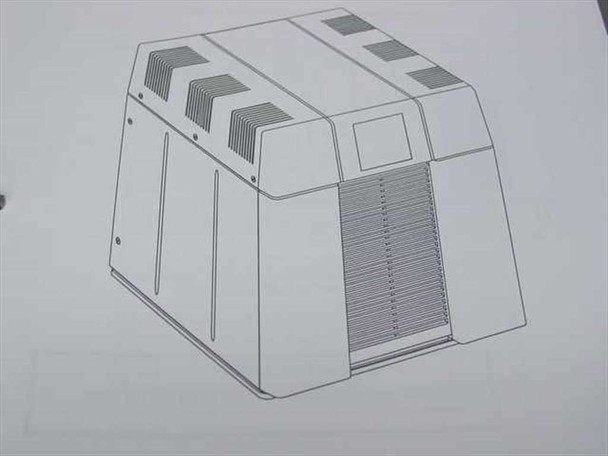 Isometric line drawing of CTI Cryogenics 9600 Compressor from inside the manual 8040444