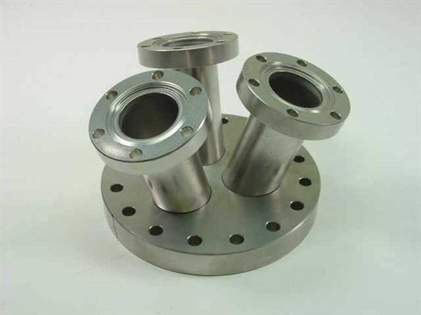 Thermionics Flange Adapter 6 Inch OD 4.5 Inch ID to 3 Each 2.5 Inch OD 1 5/16