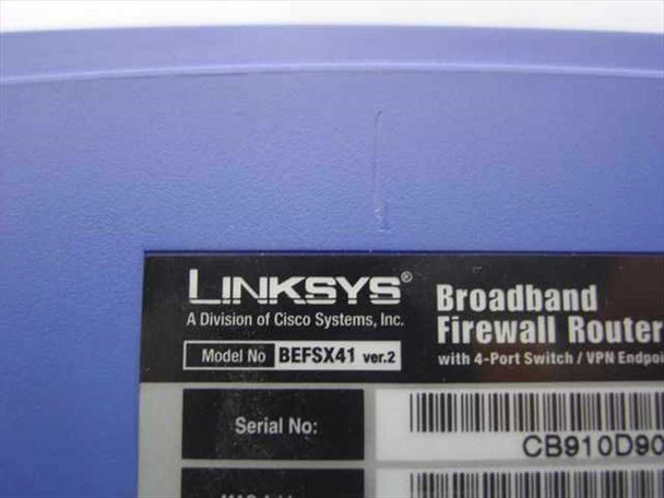 Linksys BEFSX41 Broadband Firewall Router w/ 4port switch/ VPN
