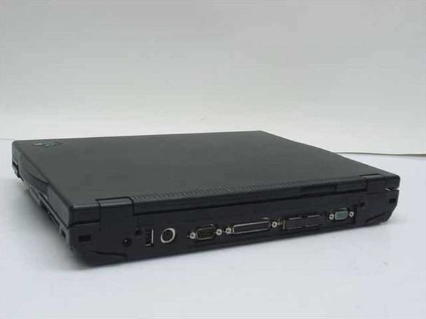 IBM ThinkPad 2611-472 rear port panel showing VGA, parallel, serial DB9, and PS/2 ports