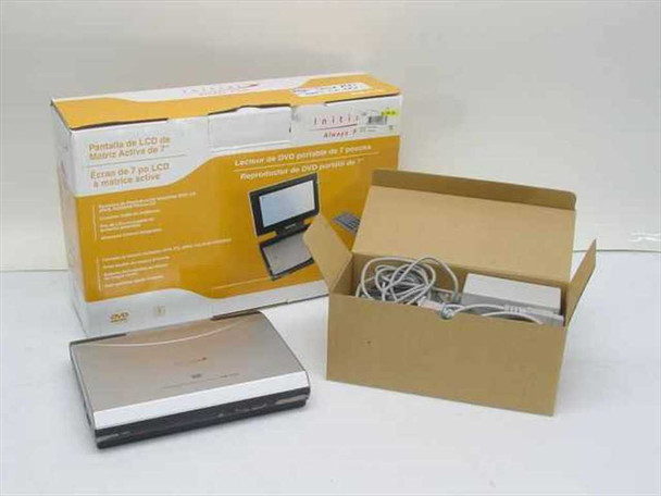 Initial IDM-7110 Portable 7" DVD Player for Parts Good LCD