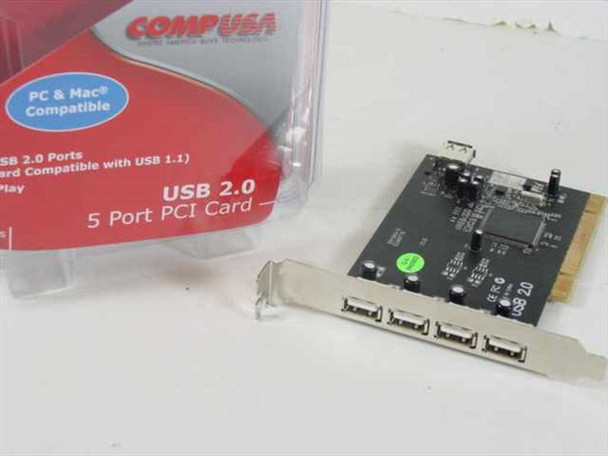 CompUSA PCI-USBNEC101-5P-2 USB 2.0 5 Port PCI Card