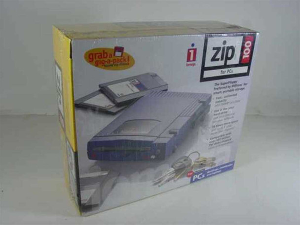 Iomega 10919 ZIP 100 Parallel Port - New in Retail Box