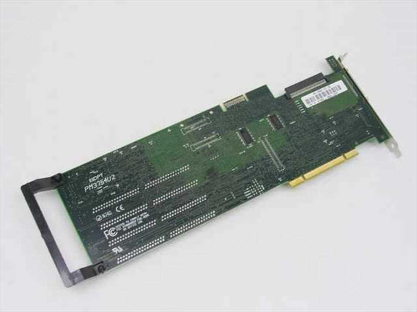 DPT PM3754U2 SCSI RAID controller — underside view showing PCB silkscreen with model number PM3754U2 label and PCI slot bracket