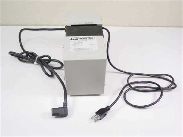 Wiremold Sentrex ILT-0250-BAB power conditioner — three-quarter front/side view showing gray metal enclosure, rating label, and attached NEMA 5-15P power cord