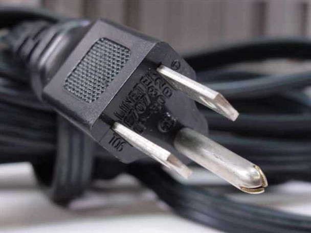 Brother IntelliFAX 2900 included power cord – standard 3-prong NEMA 5-15P plug