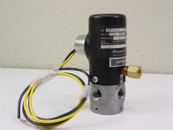 Humphrey Products 250AE1-3-10-20 Air Pilot Valve 0-125 PSI 120V 50/60Hz 8.2W