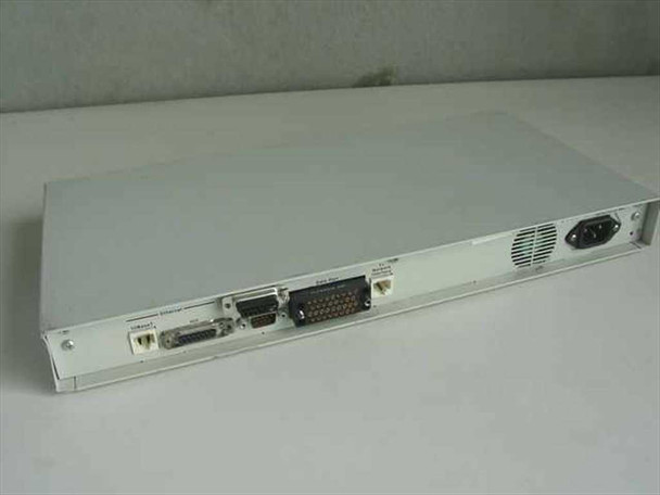 Visual Networks 807-0011 Visual UpTime – rear panel showing Ethernet port, DB9, DB25, 34-pin connector, ventilation, and IEC AC inlet