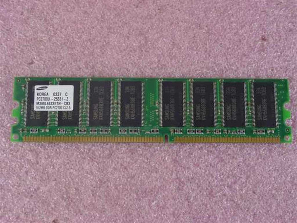Samsung M368L6423ETN-CB3 512MB DIMM 184-Pin DDR333 PC2700 RAM Desktop Memor