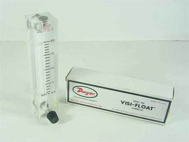 Dwyer VFB-51-SSV VISI-FLOAT Flowmeter 2-20 SCFC Air 4" Scale