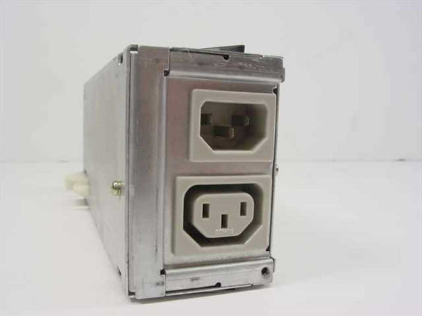 Apple Macintosh IIsi Power Supply APS-06 – rear panel showing IEC C14 AC inlet and IEC C13 pass-through outlet