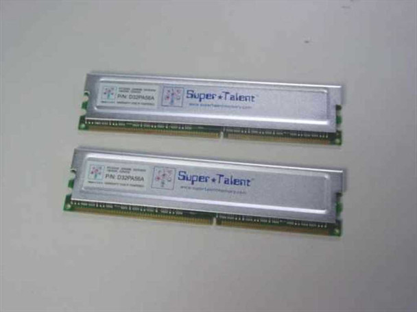 Super Talent D32PA56A 512MB KIT 256MBx2 DDR400 PC3200