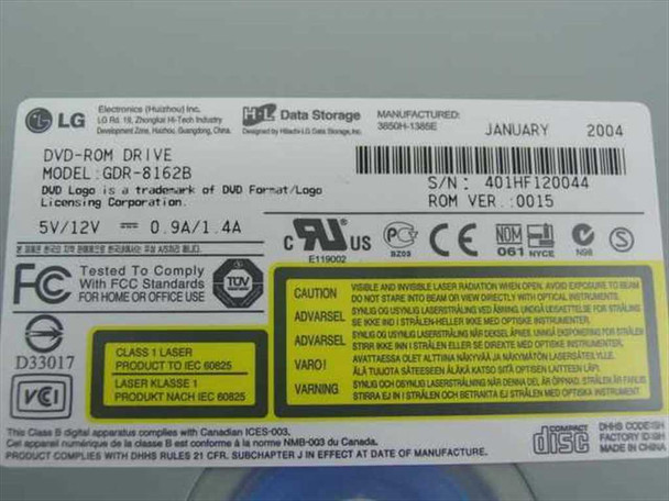 HL Data GDR-8162B Internal DVD-ROM Optical Drive