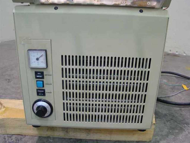 Waters WISP Cooling Module – left side panel showing pressure gauge, indicator lights (Input, Cooler, Freeze, Panic), and temperature control knob