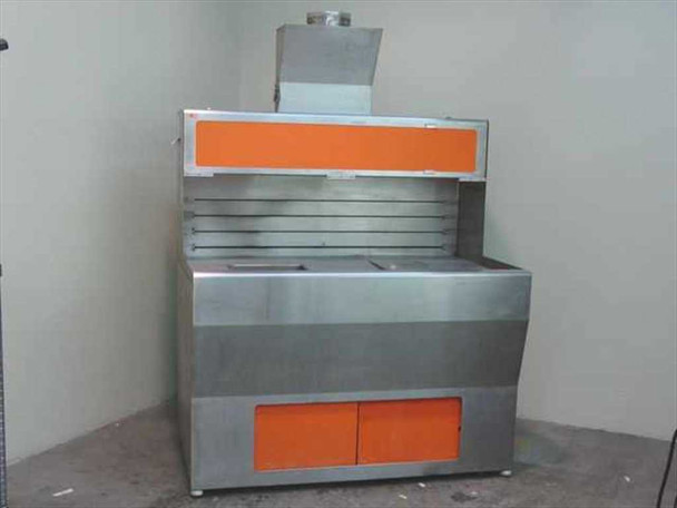 Generic Stainless Steel Wet Bench 5 Foot with Ventilation Hood