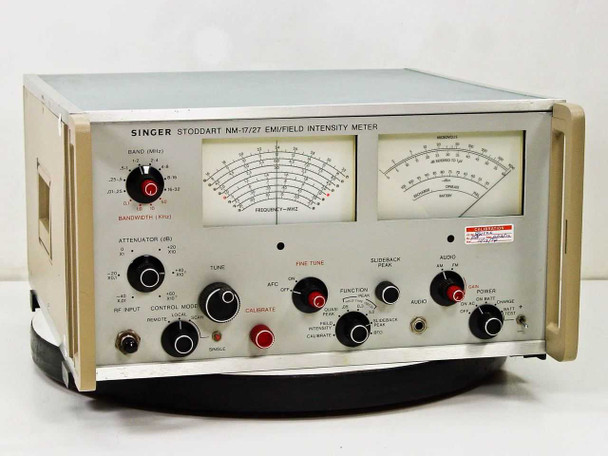 Singer Stoddart NM-17/27 EMI Field Intensity Meter 9kHz to 32 MHz