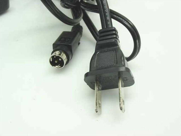 Epson PB-6509 AC adapter close-up of 2-prong AC plug and 4-pin Mini-DIN output connector