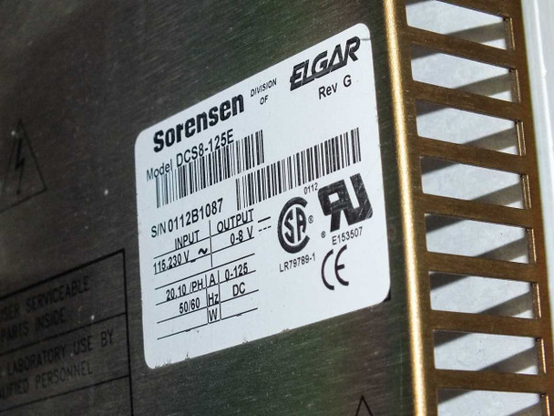 Advanced Microtechnology Rack Mount Burn In System with Sorensen Power Supply