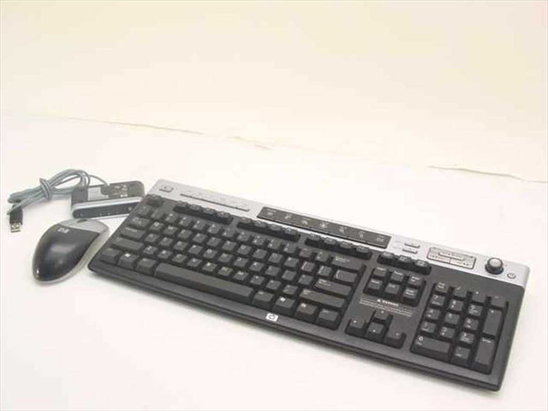 HP 5187-5998 Wireless Keyboard, Mouse & Receiver - 5129URF 2&