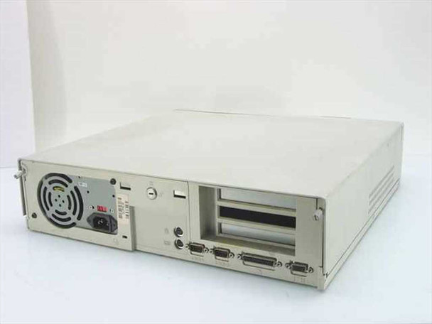Dell OptiPlex 466/LN — rear panel showing power supply, dual DB9 serial ports, DB25 parallel port, and PS/2 keyboard/mouse connectors