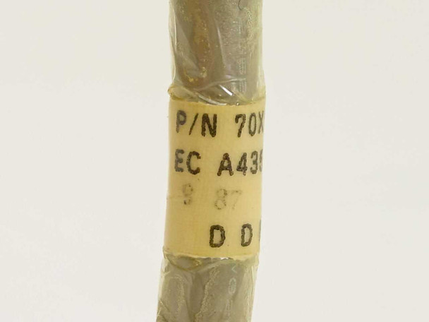 IBM 70X2370 Twinax cable label showing P/N 70X, EC A43592, date code 9 87, DDK markings