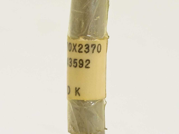 IBM 70X2370 Twinax cable label showing 70X2370, A43592, D K markings on cable body