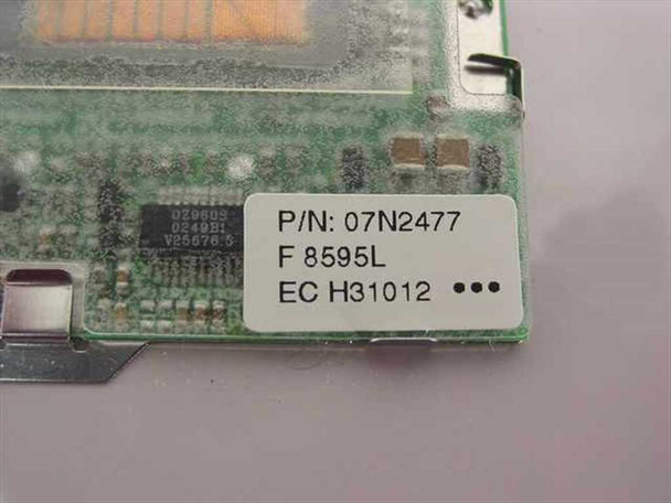 Dell 07N2477 inverter board label close-up showing P/N 07N2477, F 8595L, EC H31012