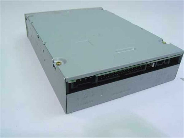 LG CED-8080B rear view showing 40-pin IDE data connector, power connector, and jumper block on bare metal chassis