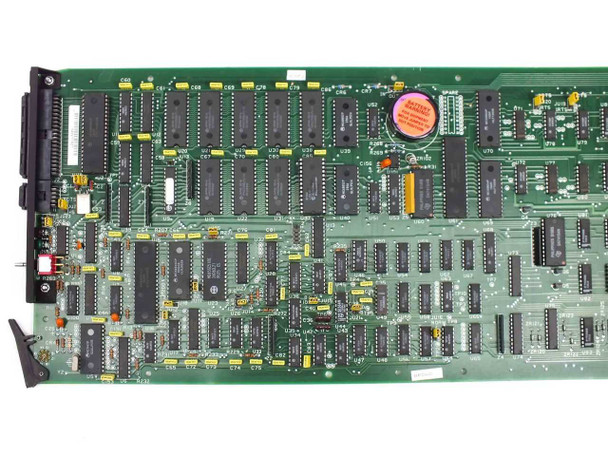 Motorola SGLN5213A Microcite CITE Card — top-side detail showing full PCB component layout including ICs, capacitors, and connector assemblies