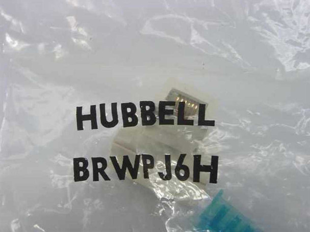 Hubbell BRWPJ6H 6-pin Phone Jack
