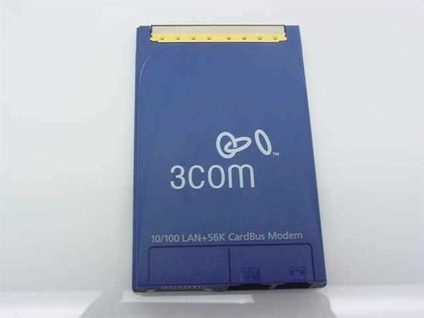 3COM 3C3FEM656C Cardbus Ethernet 10/100MBPS&56K Modem