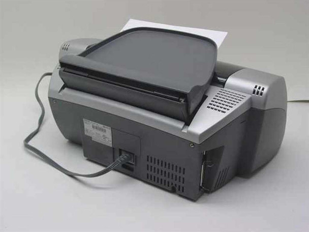 Epson Stylus C82 rear view showing parallel and USB ports with power cable connected