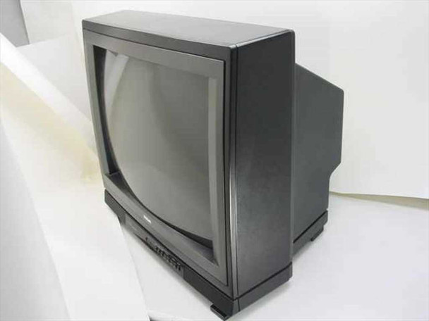 RCA X26005EB 30-inch CRT color television — three-quarter front view showing dark gray housing and screen