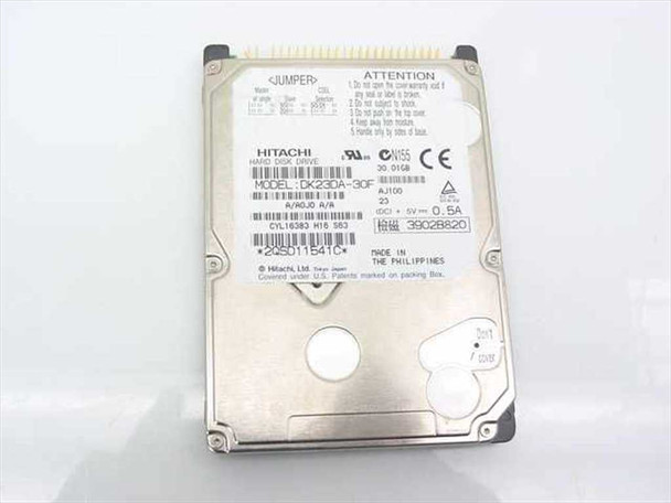 Hitachi DK23DA-30F 30.0GB 9.5mm Laptop Hard Drive