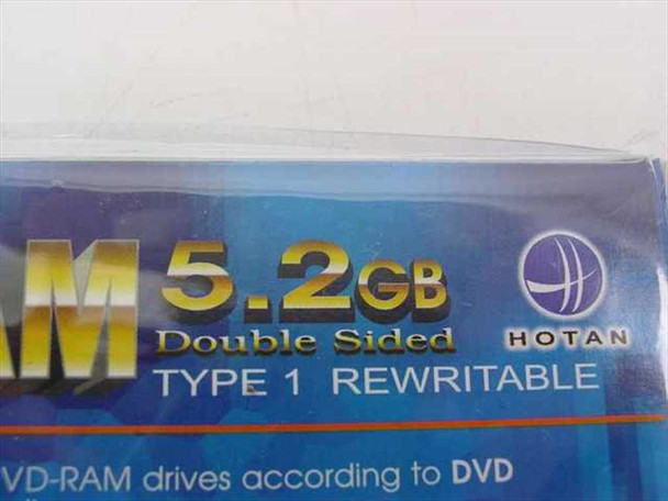 Hotan DVD-Ram 5.2GB Double Sided Type 1 Rewritable Disc