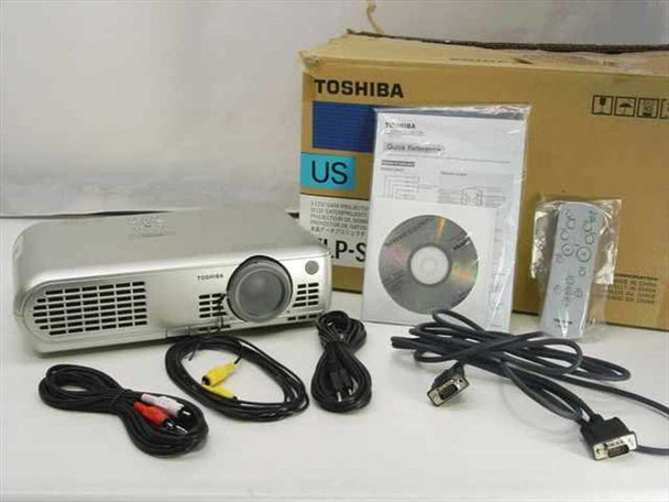 Toshiba TLP-S10 3 LCD Data Projector No Lamp Untested in Box