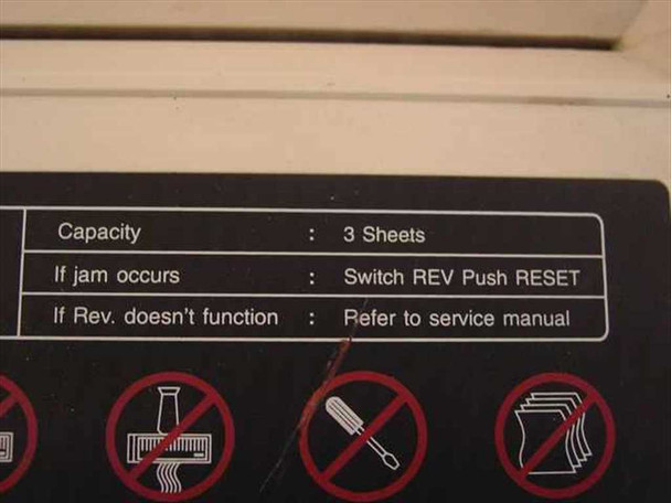 World PPS/4 Paper Shredder with stand