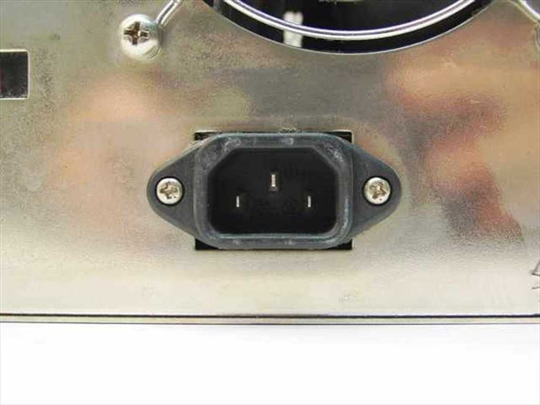 Power Tronic PTA-4200CF rear panel showing IEC C14 AC input connector