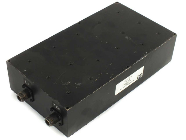 K&L WSA-00131 cavity filter rear view showing two N-type connectors and product label