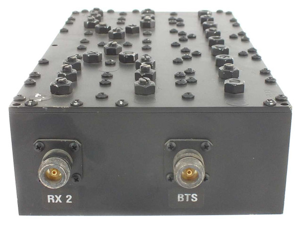 K&L WSA-00131 rear panel showing RX 2 and BTS N-type connector ports with labels