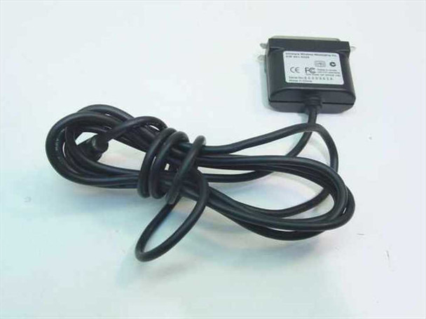 Infowave 901-0025 Parallel to Mac Serial Printer Cable — full cable coiled, black, with converter module visible