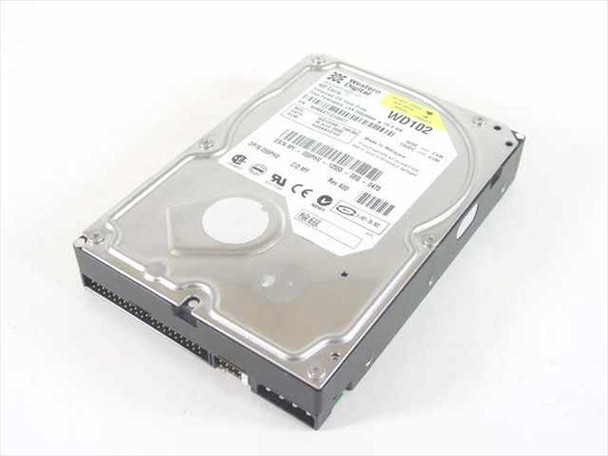 Western Digital WD102BB 10.2GB 3.5 inch IDE hard drive — top label view showing WD102 model designation