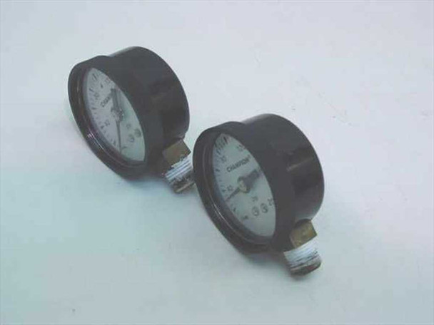 Champion Black Pressure Gauge