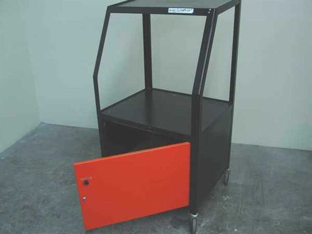 Bretford Cabinet TV Cart Red door