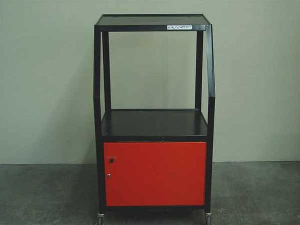 Bretford Cabinet TV Cart Red door